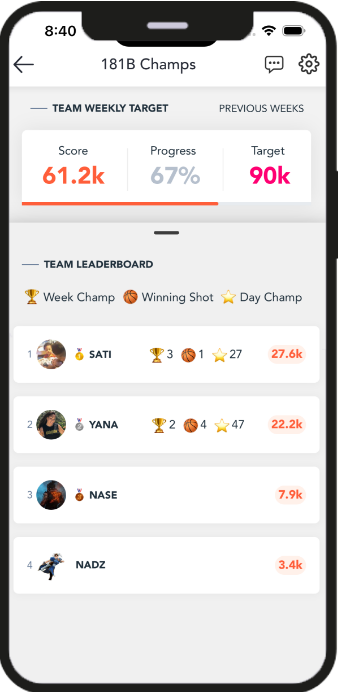 SmashApp Mobile View
